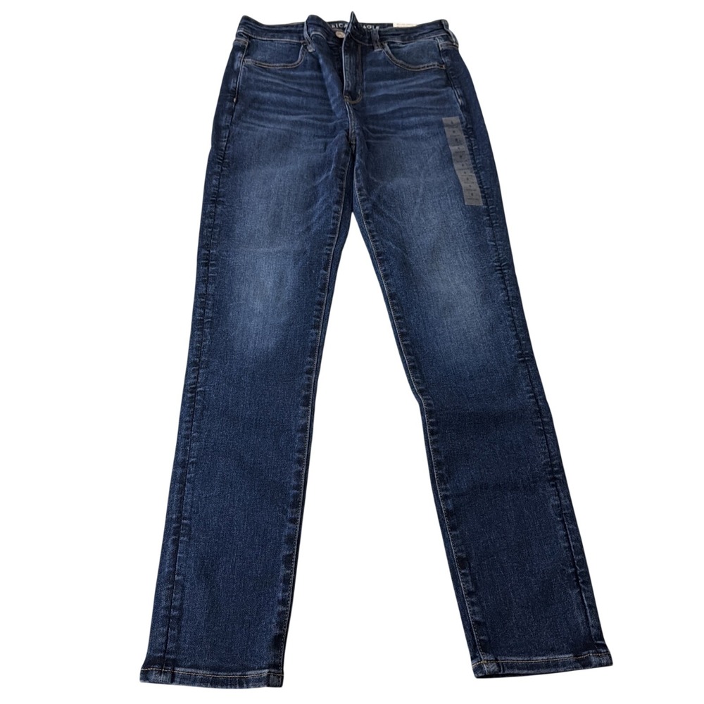 NWT American Eagle Womens Stretch High Rise Skinny Jeans Jeggings Size 8 Regular